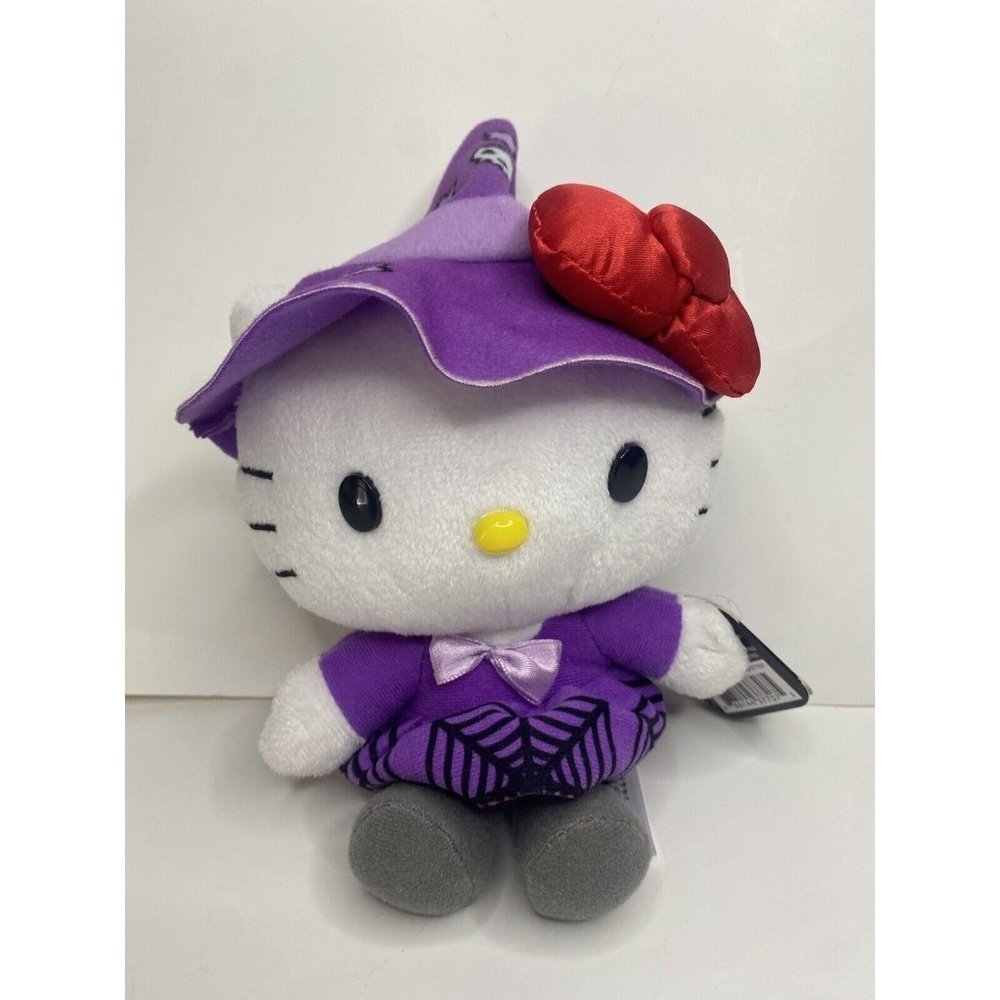 Hello Kitty Halloween Witch Plush 6" Sanrio 2022 Stuffed Animal Toy